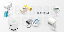 整合按鍵輸入的LCD控制及驅動IC - HT16K24